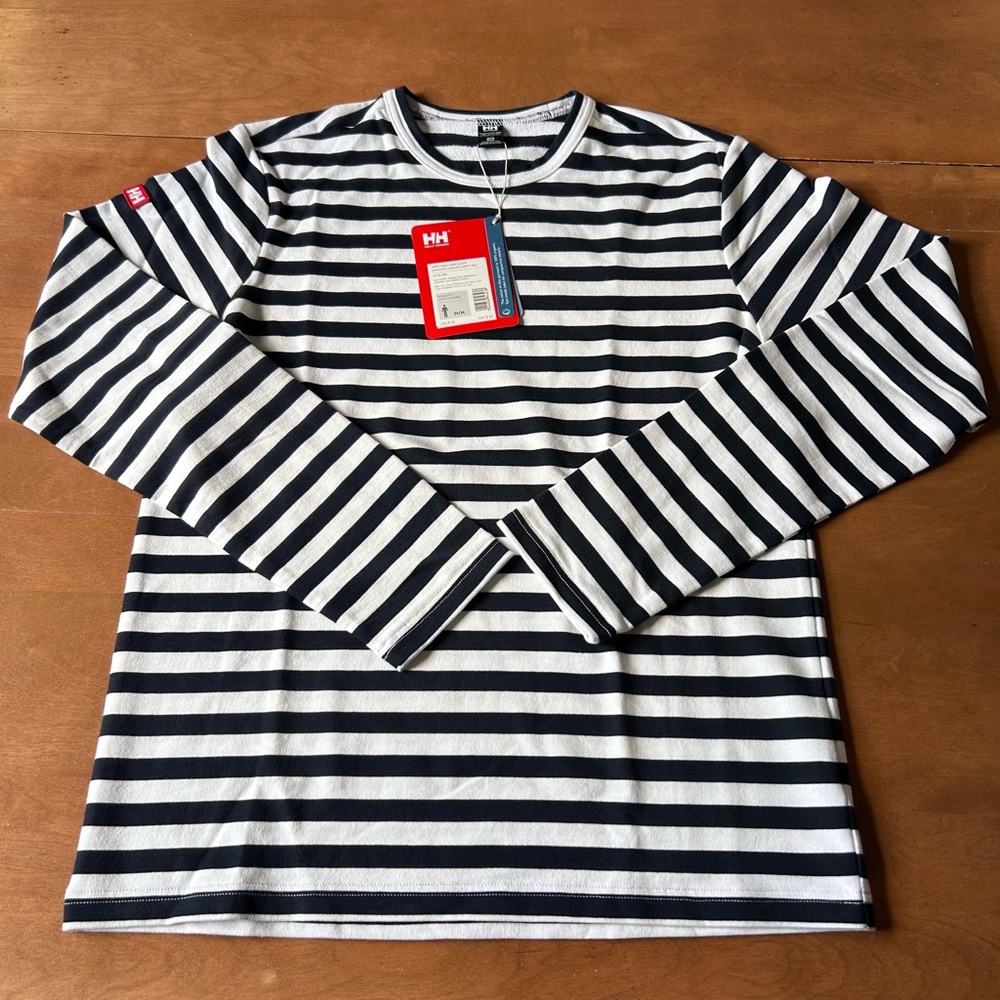 Nwt Helly Hansen Men’s Nautical Striped Crew